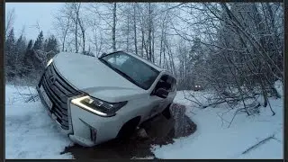 Как угробить новый LEXUS LX 570 за один OFF-road ?