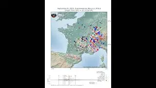 Sept. 8 Mw 6.8 Morocco Earthquake propagating through the MACIV array