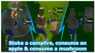 Stoke a Campfire, Consume an Apple & Mushroom - Skye's Adventure Challenges