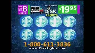 Solar Disk Lights Commercial - As Seen on TV