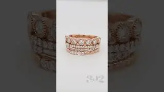 Perfect Lab-Grown Diamond Ring Stack