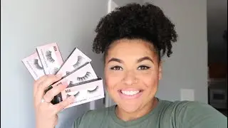 SHOPMISSA LASH TRY ON!! $1 LASHES