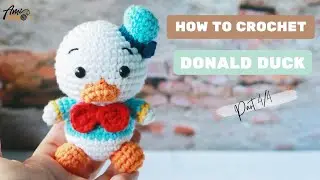 #247 | Donald Duck Amigurumi Pattern (3/4) | How To Crochet Characters Amigurumi | @AmiSaigon