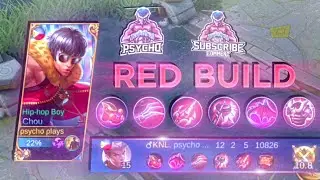 RED BUILD CHOU GAMEPLAY | LIFE STEALER CHOU