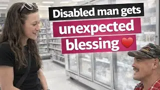 An unexpected blessing for a disabled man 💕✨ Spread the love and inspire others
