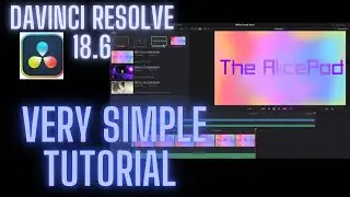 DaVinci Resolve 18.6 - For Beginners -Tutorial - How I Edit Sims Videos -#tutorial #davinciresolve