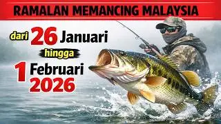 RAMALAN KAKI PANCING di Malaysia dari 26 Januari hingga 1 Februari 2026: Minggu Penentuan Gergasi!