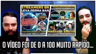 Reagindo a RIOT APLICANDO PERMABAN em STREAMER BR, TROLL NO INHOUSE e MINERVA DEMENTANDO A GENGG!!!