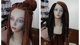 Braids Wig (Senegalese/rope twist and box braids).