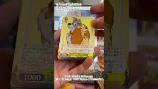 Disney Cards $161 Gold Stamp Hit!!! #weissschwarz