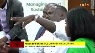 Police to Donate Idle Land for Tree Planting, Little hands Go Green Partners with Uganda Police