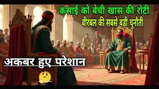 कसाई को बेची खास की रोटी 🤔 यूनीक कहानी | akbar birbal unique kahani | birbal new unique chalanj 