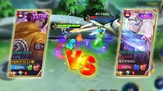 LING VS TOP GLOBAL GUSION! | HARD GAME BATTLE OF SUPREME | LING FAST HAND | MLBB