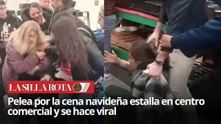 Compras de p&aacute;nico terminan en golpes en supermercado durante Nochebuena