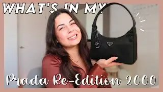 What's in my PRADA RE-EDITION 2000 NYLON BAG + Review | How much can it fit? Too late to purchase?