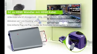 HDMI Adapter Bitfunx For Gamecube Unboxing & Review Deutsch