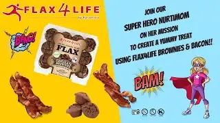Make Flax4Life Candied Chocolate Brownie Bacon with Nurtimom