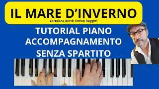 IL MARE D'INVERNO di Enrico Ruggeri e Loredana Bert&egrave; TUTORIAL PIANO #faustopiano964 #pianotutorial