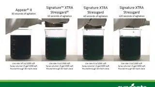 Appear II vs. Signature Xtra Stressgard: Mixability Study
