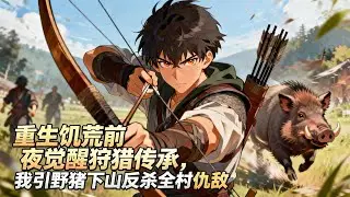重生饑荒前夜覺醒狩獵傳承，我引野豬下山反殺全村仇敵。看重生獵戶如何用獸性法則完成人性復仇#历史 #小说  #玄幻 #种田