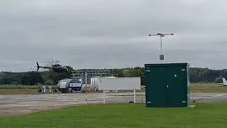 Planes and helicopters at Sherburn Aero Club