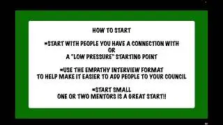 Wisdom Council Video Lesson