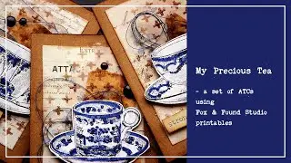 My Precious Tea - a set of ATCs
