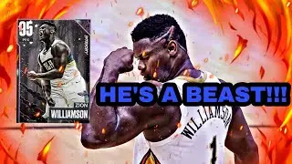 Pink Diamond Zion Williamson is INSANE!!! | NBA 2K23 MYTEAM