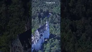 Aerial View Neuschwanstein Castle, Germany #travel #germany  #history #neuschwanstein