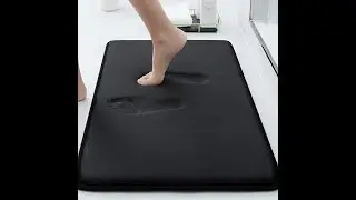Memory Foam Bath Mat for Bathroom Non Slip Bath Rug Water Absorbent Machine Washable  Mats 20x32inch