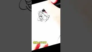 Vẽ ch&uacute; l&ugrave;n đơn giản | Draw a simple dwarf #drawing #art #vẽ #shorts