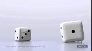 Animated Dice Roll - White - by Bob McCarroll, Freelance Designer