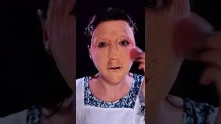 Yarn Doll Makeup👰😱💄#tiktok #makeup #trending #shorts #viral #yarn #doll #lace #labubu #eyes #bts #yt