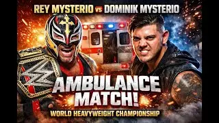 Rey Mysterio vs Dominik Mysterio 💥 Ambulance Match | World Heavyweight Championship.
