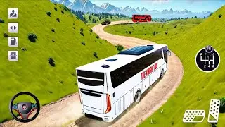 Euro City Bus Driving In Simulator Game : Coach Bus Offroad 2025 : Android Gameplay