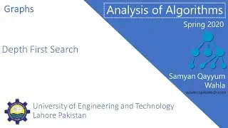 Depth First Search | Algorithms| Urdu/ Hindi