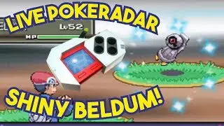 LIVE SHINY BELDUM IN PLATINUM AFTER POKERADAR CHAIN OF 11!!!!! Pokemon Platinum Shiny Hunting