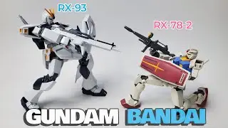 RX-78-2 3RD GUNDAM vs RX-93 ENTRY GRADE GUNPLA | BUILD | REVIEWS |ASMR 