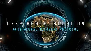 **7 Hours Space Ambience for Sleep 🛰️ 432Hz Brown Noise & 40Hz Resonance