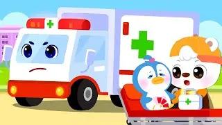 Wee-Ooo, Wee-Ooo, Ambulance | Kids Vehicle Song | Lotty Friends