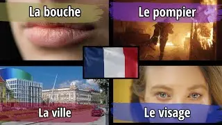 400 French Words for Everyday Life - Basic Vocabulary with Comprehensible Input French