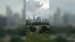 Chicago Tornado Sirens - Eerie Storm Home Video | Overlooking Cabrini-Green & Chicago Skyline