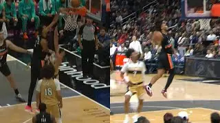 Wemby misses 180 dunk then Stephon Castle windmill dunks with defender right there 😂