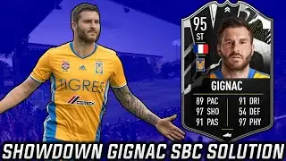 95 SHOWDOWN GIGNAC SBC CHEAPEST SOLUTION! FIFA 21 ULTIMATE TEAM.