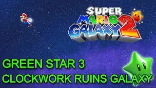 Super Mario Galaxy 2 - Clockwork Ruins Galaxy: Green Star 3