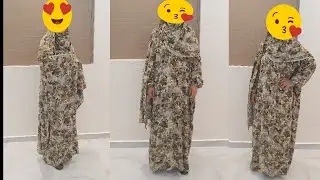 اسهل طريقة فصالة عباية  الصلاة 💥💯🧵✂️