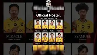 roster ONIC for mdl id season 12 #arhtv #onic #mdl