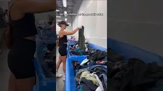 Let&rsquo;s go thrifting at the Goodwill Outlet AKA the Bins 🤠 #thriftwithme