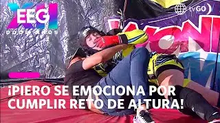 EEG 12 años:  Piero Arenas se emocionó al pasar reto de altura (HOY)