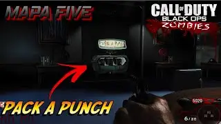 COMO ACTIVAR EL PACK A PUNCH EN CALL OF DUTY BLACK OPS 1 ZOMBIES EN EL MAPA FIVE #callofduty